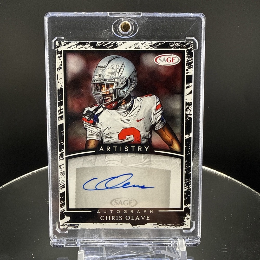 2022 Sage Artistry Chris Olave RC Auto OSU Buckeyes #A-CO3